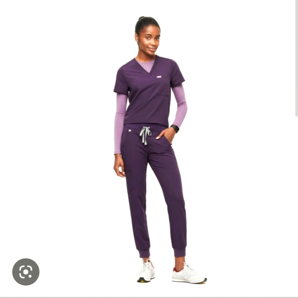 Figs size medium purple shadow set